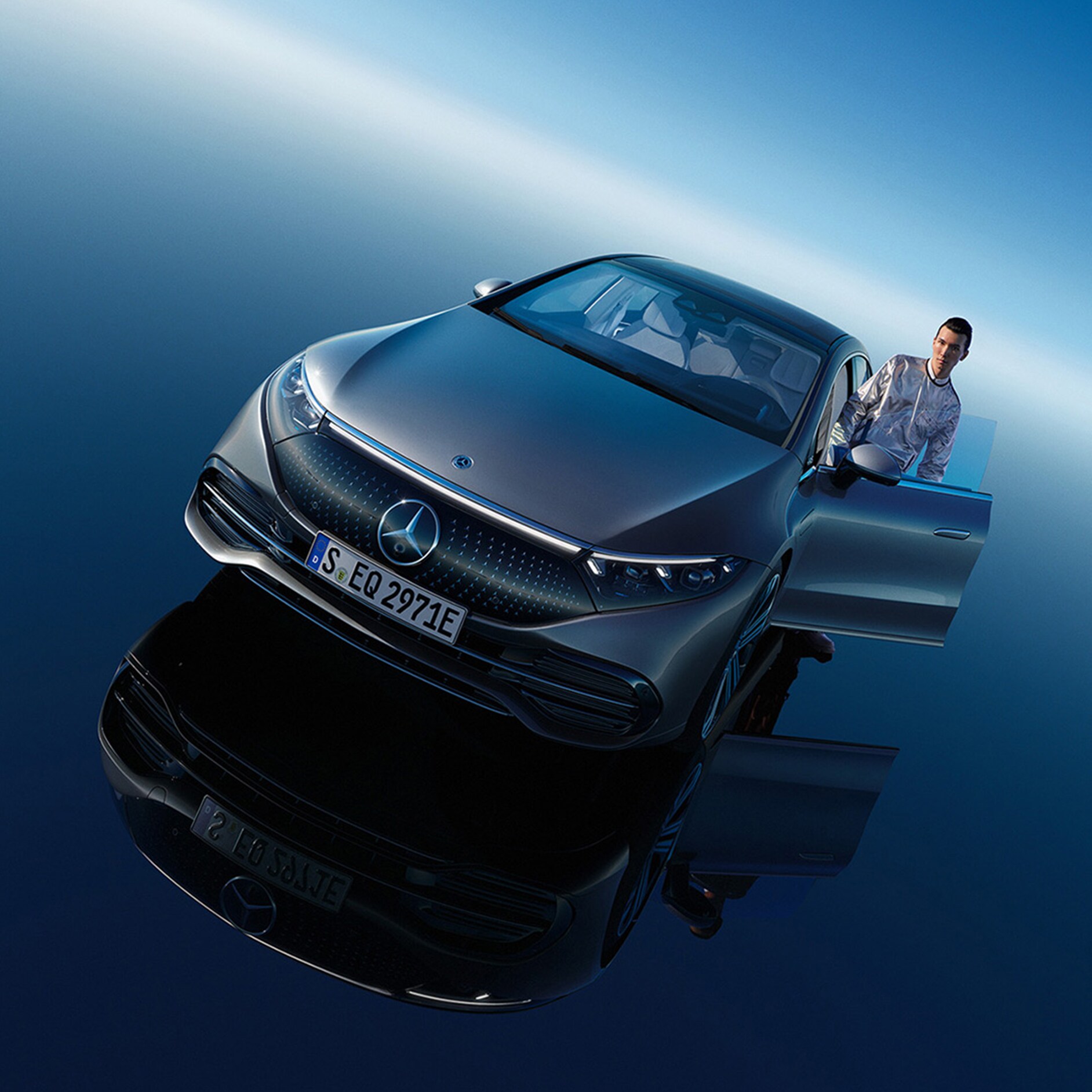 บนเส้นทางไปสู่ทางเลือกใหม่ | ทั้งพื้นดิน ท้องทะเล และในอากาศ | เมอร์เซเดส-เบนซ์ EQS จาก Mercedes-EQ