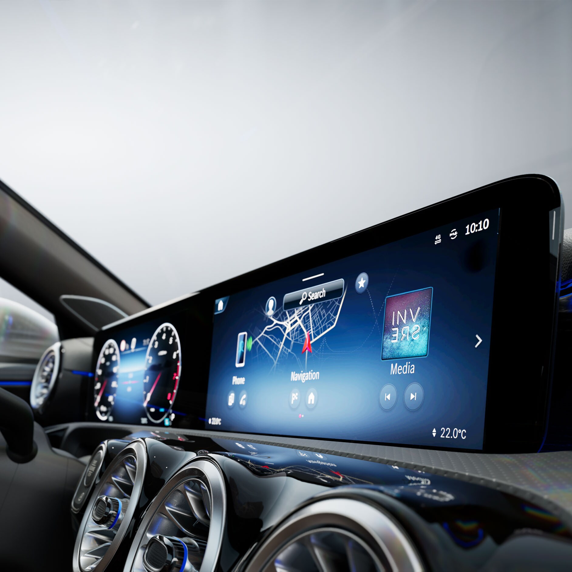 ภาพรวมรุ่นรถยนต์ | ระบบมัลติมีเดีย MBUX | Mercedes-Benz พื้นที่ภายในห้องโดยสารของรถยนต์ Mercedes-Benz